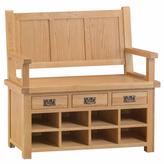 Graceford Ready Assembled Large Hall Bench