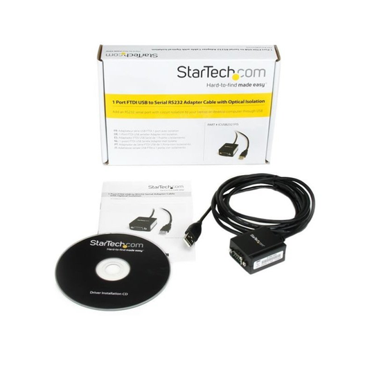 1PORT FTDI USB TO SERIAL RS232 - ADAPTER CABLE WITH ISOLATION UK