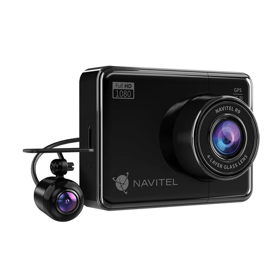 Navitel R9 Dual Front & Rear Dash Cam 1080p + GPS - Black
