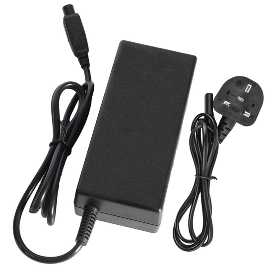 FUTUREBATT 42V 2A 84W Adapter Charger with 3-Prong Inline Connector for Hoverboard Smart Balance Scooter Wheel