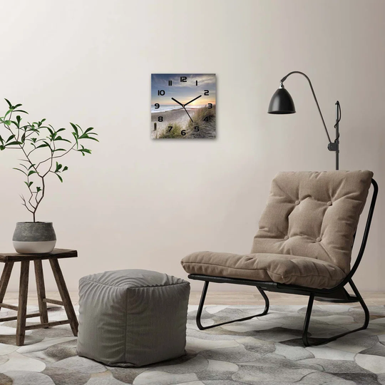 Josel Sunset and Dunes Silent Wall Clock