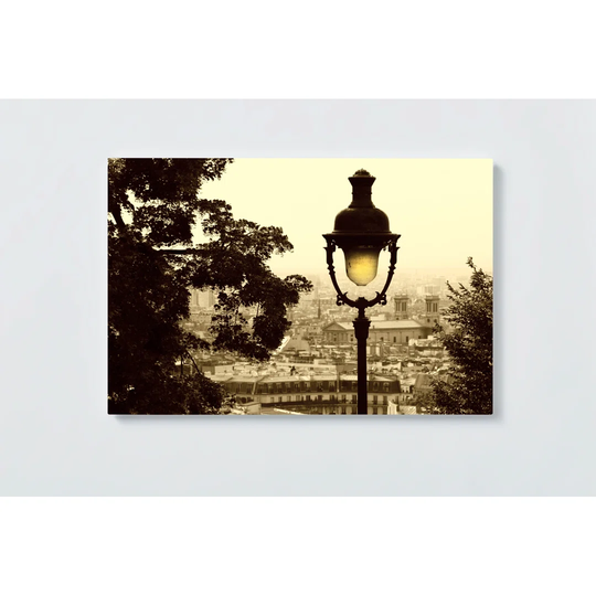 Paris Motif Magnetic Wall Mounted Cork Board