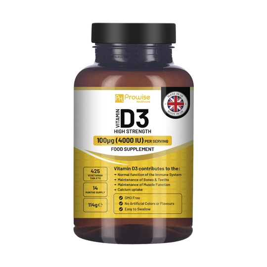 Vitamin D3 4000IU High Strength I 425 Vegetarian Tablets