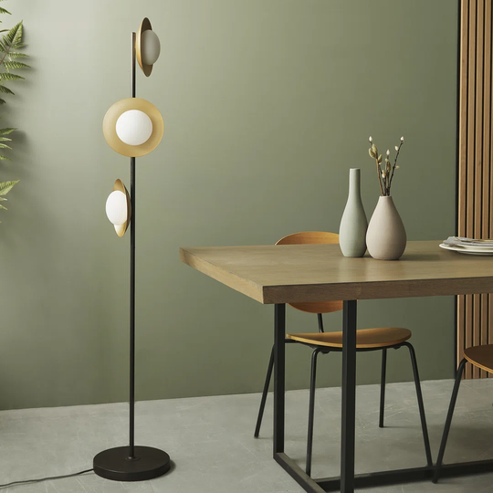 Mylor Ruffle 156cm Column Floor Lamp
