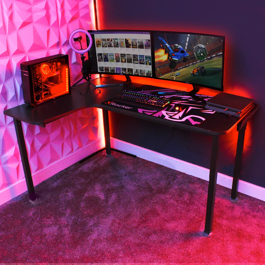 Panther Xl Left Corner Esports Gaming L Shape Desk