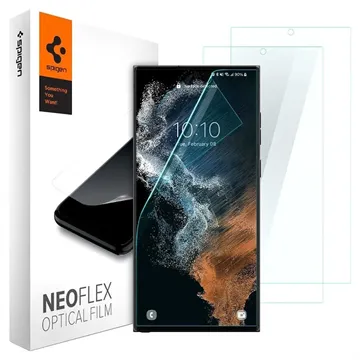 Spigen Neo Flex Samsung Galaxy S22 Ultra 5G Screen Protector (Open-Box Satisfactory) - 2 Pcs.