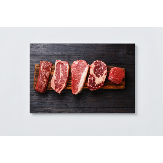 Steak Magnetic Wall Mounted Cork Board