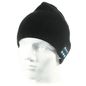 Beanie Hat Bluetooth Headset - Black