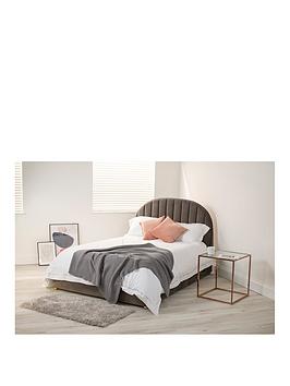 Koble Freya Smart Velvet Ottoman Storage Bed With Bluetooth Speakers And Charging