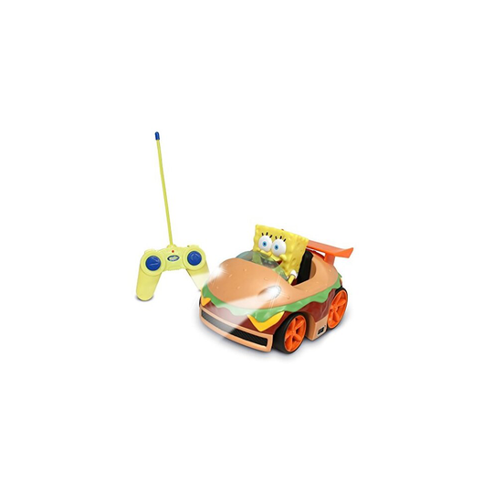 SpongeBob SquarePants NKOK Remote Control Krabby Patty Vehicle with Spongebob Off Silver