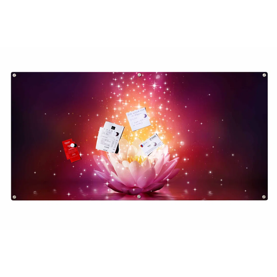 Fireworks Magnetic Wall Mounted Photo Memo Board