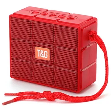 T&G TG-311 Portable Bluetooth Speaker with LED Light - Red