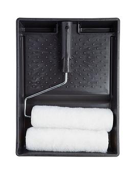 Harris Essentials Walls &Amp; Ceilings 9" Twin Sleeve Roller Set