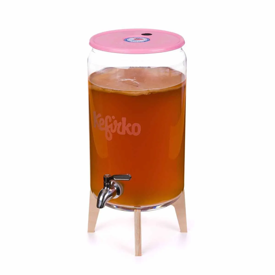 Kefirko Kombucha Fermenter - Pink - Stand And Spigot