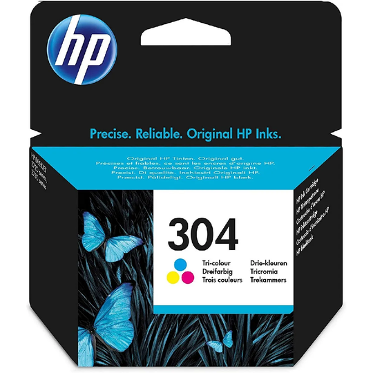 HP 304 Tri-colour Original Ink Cartridge