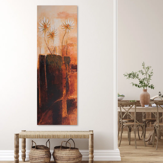 Canvas Print Flowers Nature As Painted