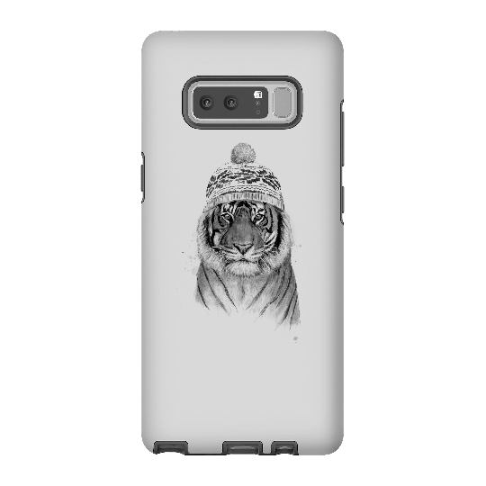 Balazs Solti Winter Tiger Phone Case for iPhone and Android - Samsung Note 8 - Tough Case - Gloss