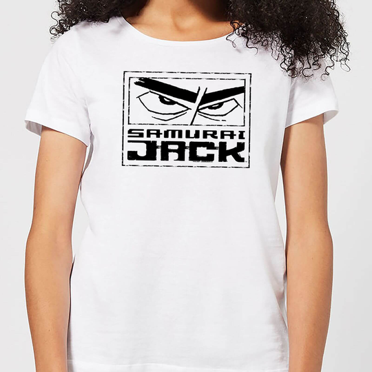 Samurai Jack Stylised Logo Women's T-Shirt - White - S - White