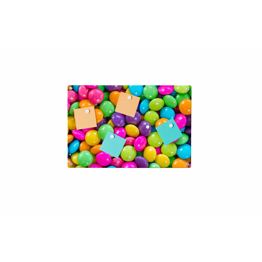 Smarties Magnetic Wall Mounted Photo Memo Board