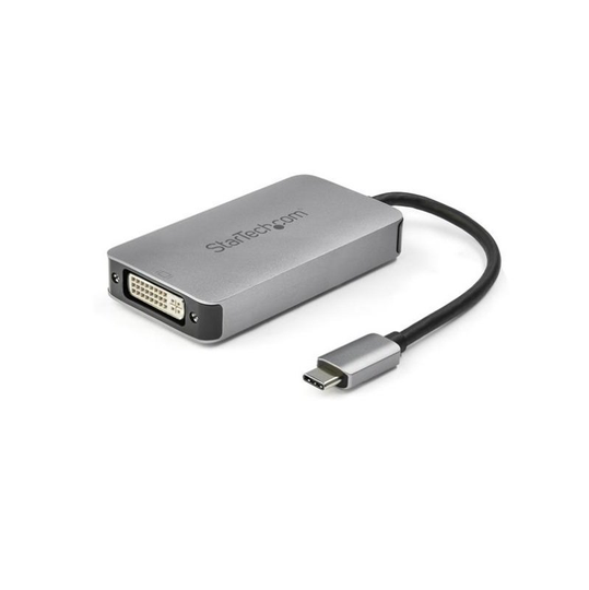 StarTech.com USB C to DVI Adapter - 2560 x 1600 - USB C to Dual Link DVI Adapter