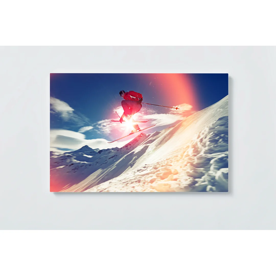 Snowboard Motif Magnetic Wall Mounted Cork Board
