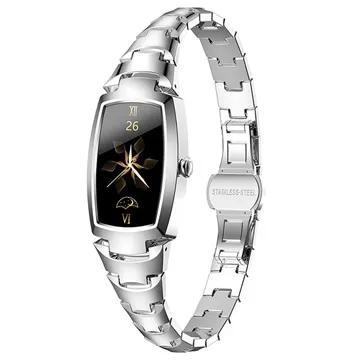 Lemfo H8 Pro Women's Bluetooth Smart Watch - Silver