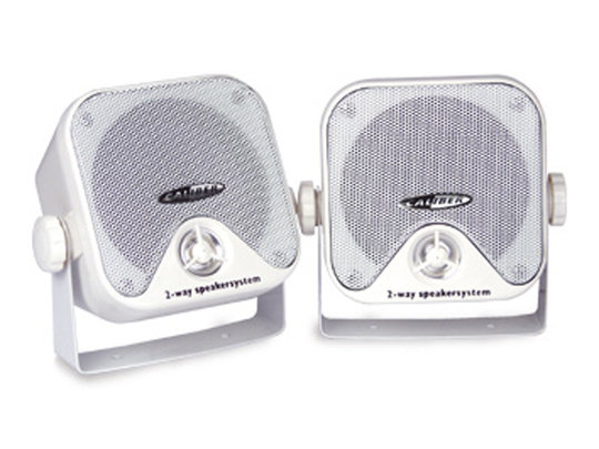 Two 2-way coaxial speaker boxes CSB3M