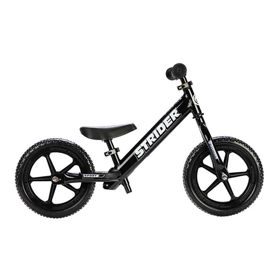 Strider Balance Bike Sport Black