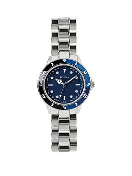 Tikkers Blue Dial Stainless Steel Bracelet Kids Watch, One Colour