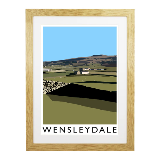 Wensleydale by Richard O'Neil - Graphic Art Print on Paper