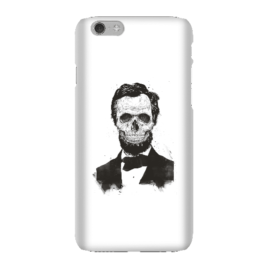 Balazs Solti Suited And Booted Skull Phone Case for iPhone and Android - iPhone 6 - Snap Case - Matte