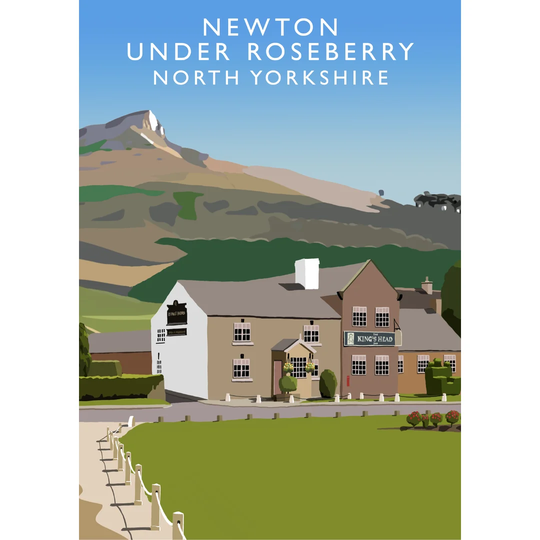Newton Under Roseberry by Richard O'Neil - Graphic Art Print on Paper