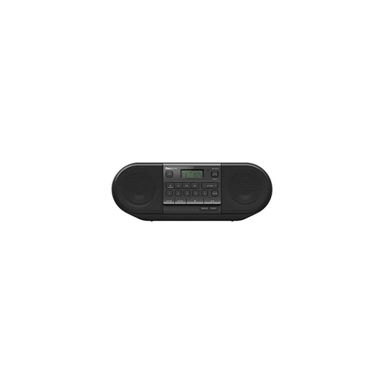 Panasonic RX-D550 Powerful, Portable & Multisource Compatible FM Radio, with Bluetooth, USB, CD, 20W - Black