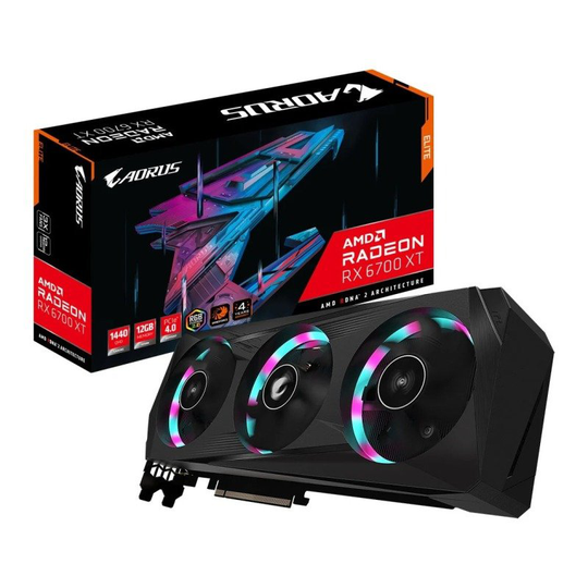 Gigabyte Radeon RX 6700 XT 12GB AORUS ELITE Graphics Card