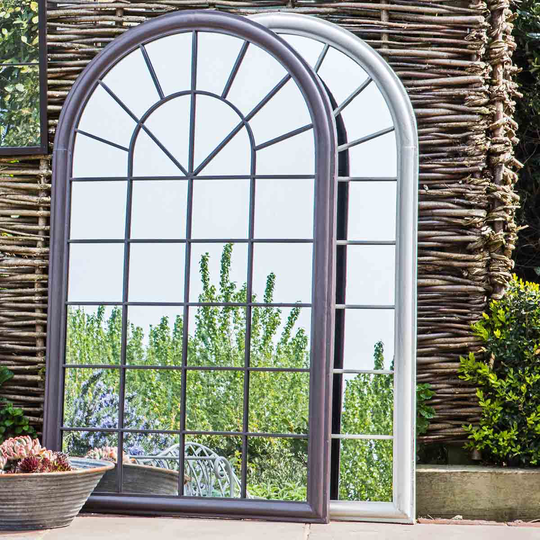 Crossland Grove Florence Outdoor Mirror Ember 750 X 40 X 1310 Mm - Brown