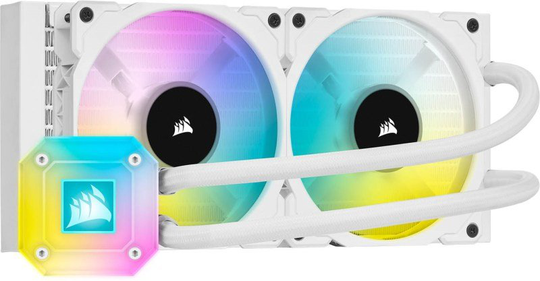 Corsair H100i ELITE CAPELLIX WHITE RGB 240mm Intel/AMD CPU Liquid Cooler