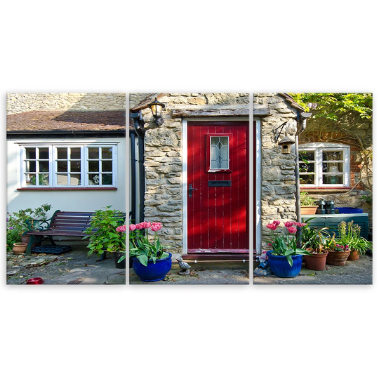 Canvas Print Street House City