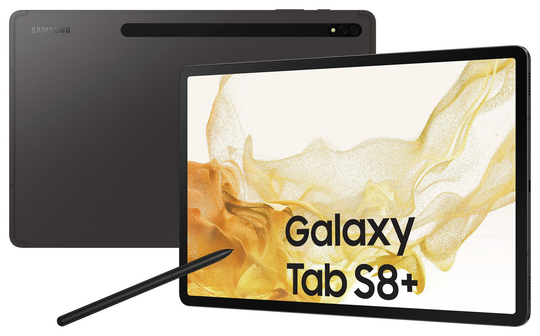 Samsung Galaxy Tab S8+ 12.4in 128GB Wi-Fi Tablet - Graphite