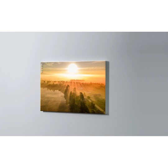 Sunrise Mountains Magnetic Wall Mounted Cork Board