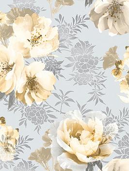 Catherine Lansfield Dramatic Floral Wallpaper