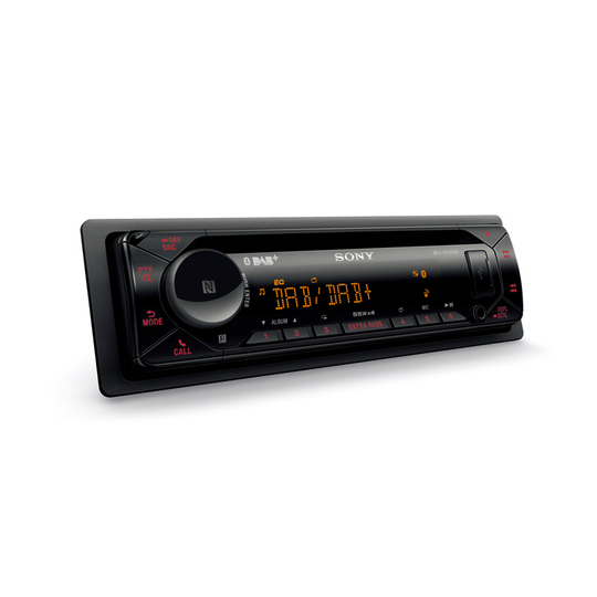 Sony MEX-N7300BD Car radio 1-DIN + USB / Bluetooth / DAB SO MEXN7300BD