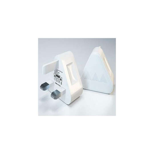 UK 3 Pin USB Mains Wall Charging Adapter Power Bank