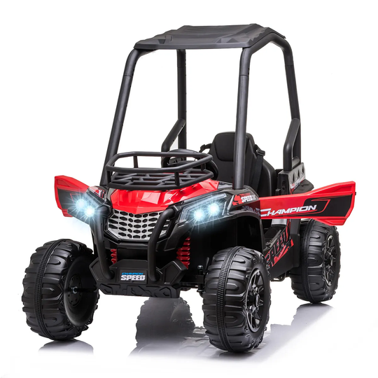 Reiten Kids Off-Road UTV 12V Electric Ride On Car - Red