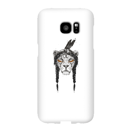 Balazs Solti Native Lion Phone Case for iPhone and Android - Samsung S7 Edge - Snap Case - Gloss