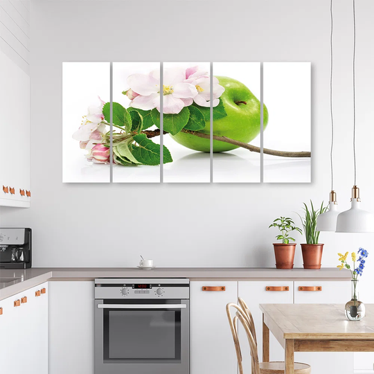 Canvas Print Apples Fruit Blossom