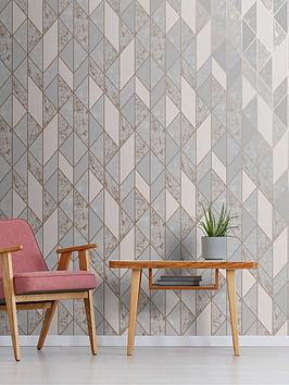Superfresco Milan Geo Rose Gold Wallpaper