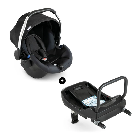 Hauck Comfort Fix Set - Black/Black