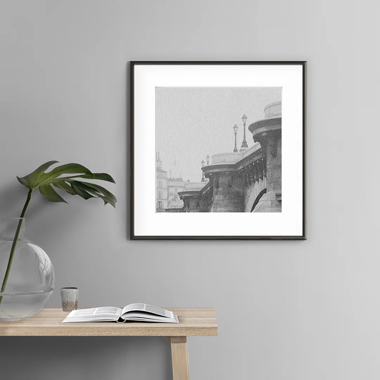Paris - Le Pont Neuf 1 - Picture Frame Photograph Print on Paper