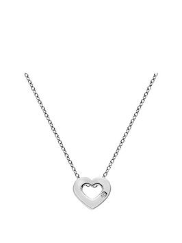 Hot Diamonds Diamond Amulets Heart Pendant