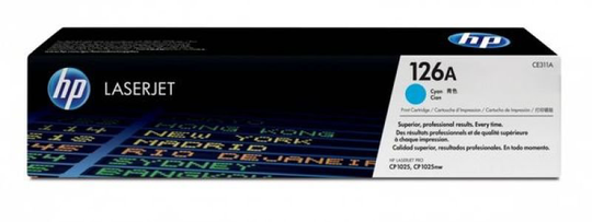 HP 126A Cyan Toner Cartridge - CE311A